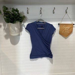 Maurice’s Sweater V Neck Short Sleeve Top